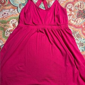 Comfy Cotton Lace-Back Chemise